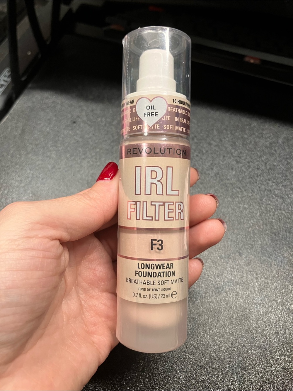 Revolution IRL Filter Longwear Foundation F3 - Soft Matte Beige